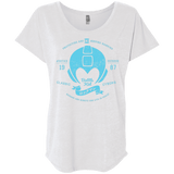 T-Shirts Heather White / X-Small Classic Cyborg 600 Triblend Dolman Sleeve