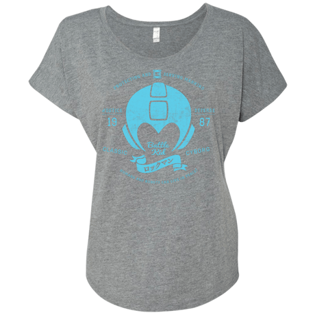 T-Shirts Premium Heather / X-Small Classic Cyborg 600 Triblend Dolman Sleeve