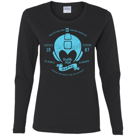 T-Shirts Black / S Classic Cyborg 600 Women's Long Sleeve T-Shirt