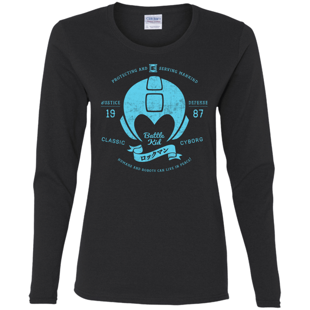 T-Shirts Black / S Classic Cyborg 600 Women's Long Sleeve T-Shirt