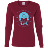 T-Shirts Cardinal / S Classic Cyborg 600 Women's Long Sleeve T-Shirt