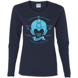 T-Shirts Navy / S Classic Cyborg 600 Women's Long Sleeve T-Shirt