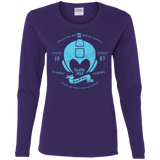 T-Shirts Purple / S Classic Cyborg 600 Women's Long Sleeve T-Shirt