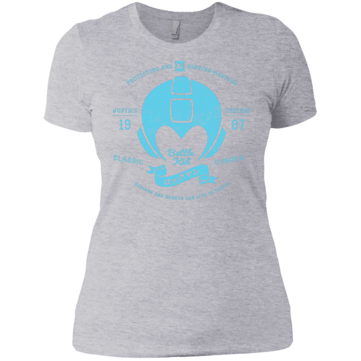 T-Shirts Heather Grey / X-Small Classic Cyborg 600 Women's Premium T-Shirt