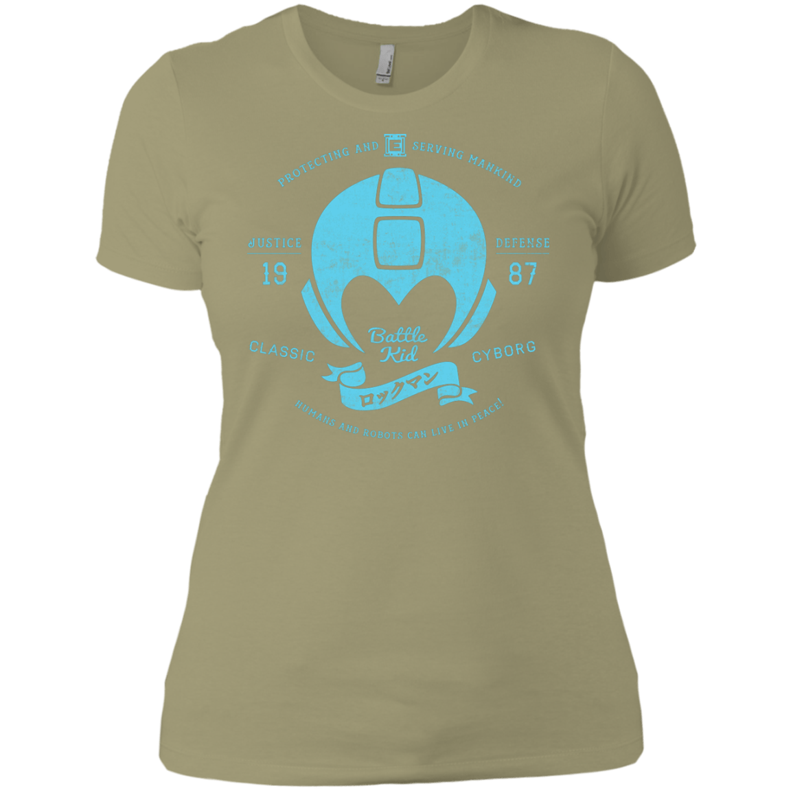 T-Shirts Light Olive / X-Small Classic Cyborg 600 Women's Premium T-Shirt