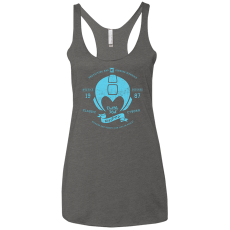 T-Shirts Premium Heather / X-Small Classic Cyborg 600 Women's Triblend Racerback Tank