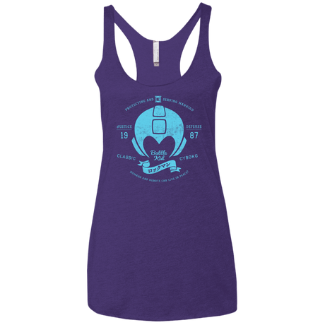 T-Shirts Purple Rush / X-Small Classic Cyborg 600 Women's Triblend Racerback Tank