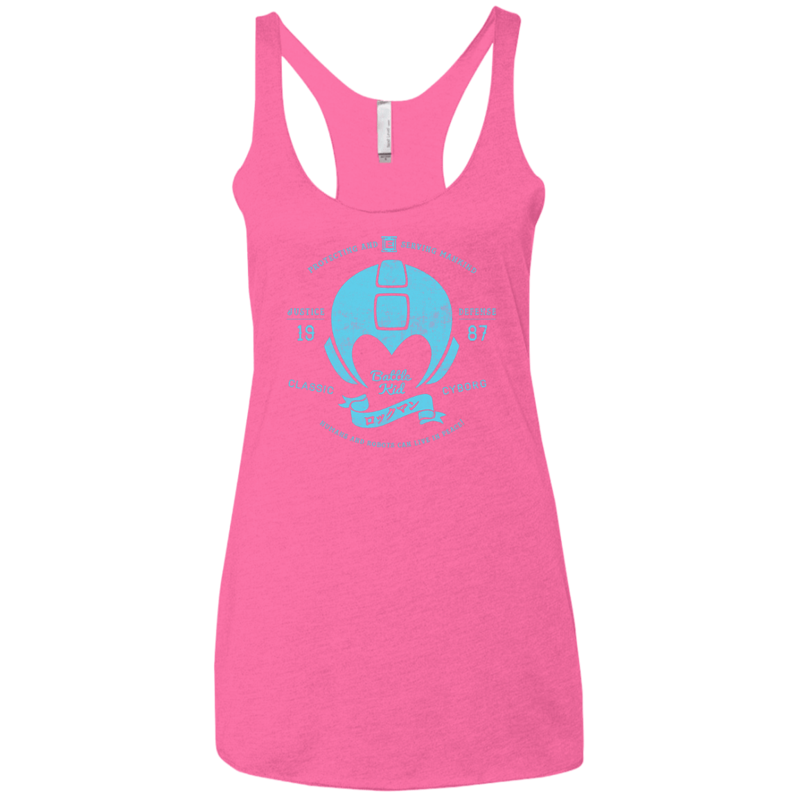 T-Shirts Vintage Pink / X-Small Classic Cyborg 600 Women's Triblend Racerback Tank