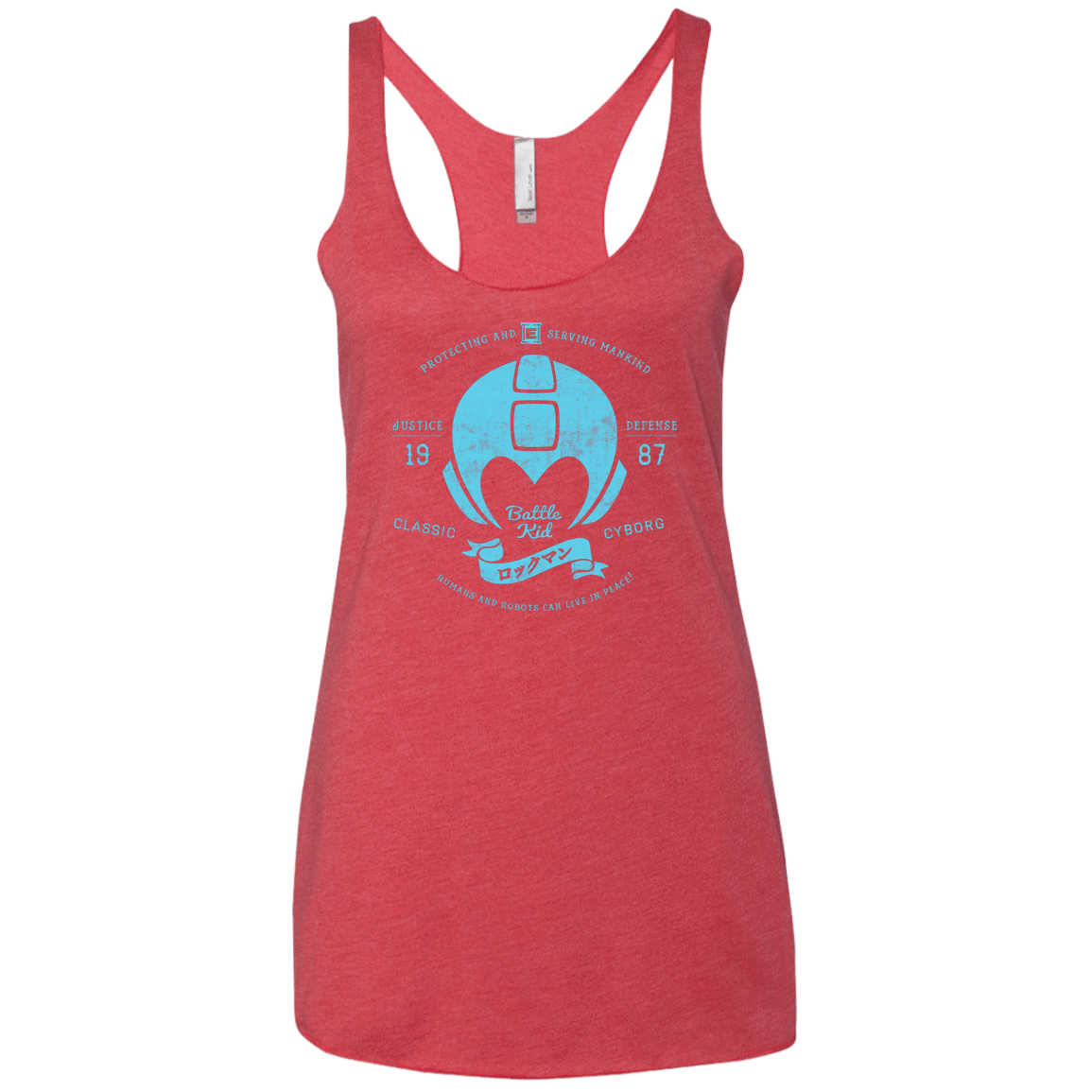 T-Shirts Vintage Red / X-Small Classic Cyborg 600 Women's Triblend Racerback Tank
