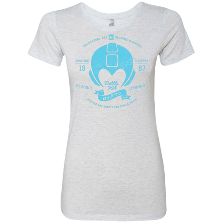 T-Shirts Heather White / S Classic Cyborg 600 Women's Triblend T-Shirt