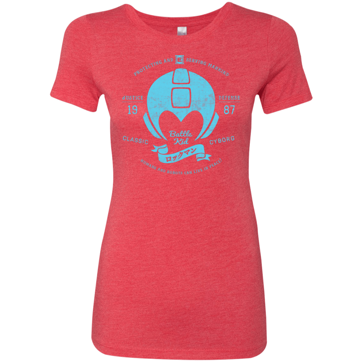 T-Shirts Vintage Red / S Classic Cyborg 600 Women's Triblend T-Shirt