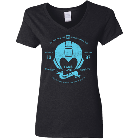 T-Shirts Black / S Classic Cyborg 600 Women's V-Neck T-Shirt