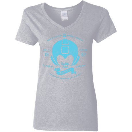 T-Shirts Sport Grey / S Classic Cyborg 600 Women's V-Neck T-Shirt