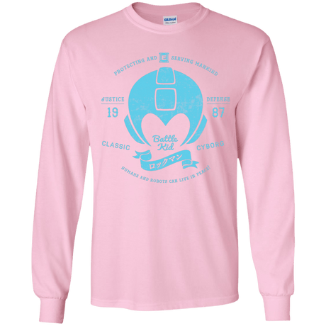 T-Shirts Light Pink / YS Classic Cyborg 600 Youth Long Sleeve T-Shirt