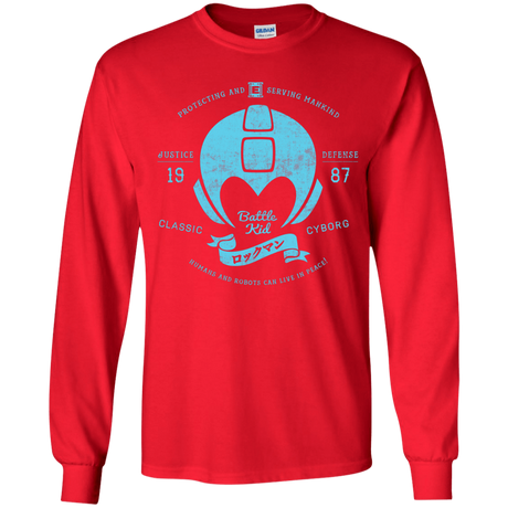 T-Shirts Red / YS Classic Cyborg 600 Youth Long Sleeve T-Shirt