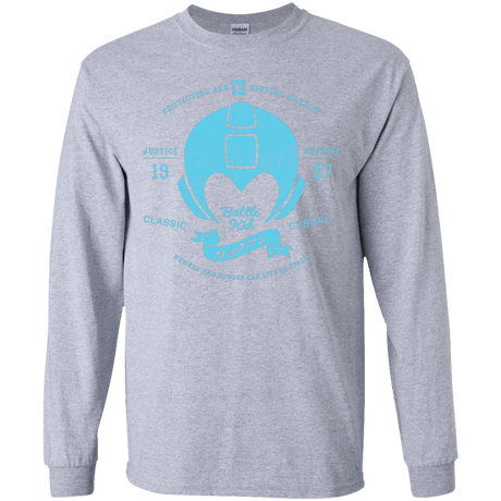 T-Shirts Sport Grey / YS Classic Cyborg 600 Youth Long Sleeve T-Shirt