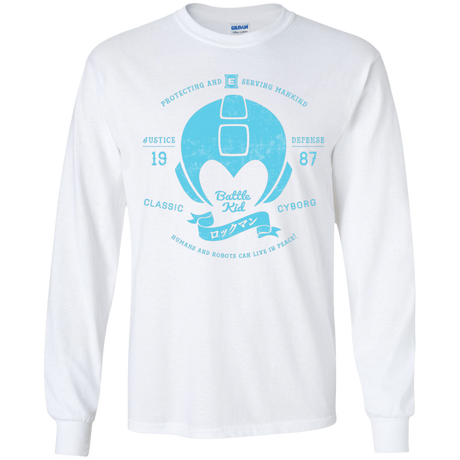 T-Shirts White / YS Classic Cyborg 600 Youth Long Sleeve T-Shirt