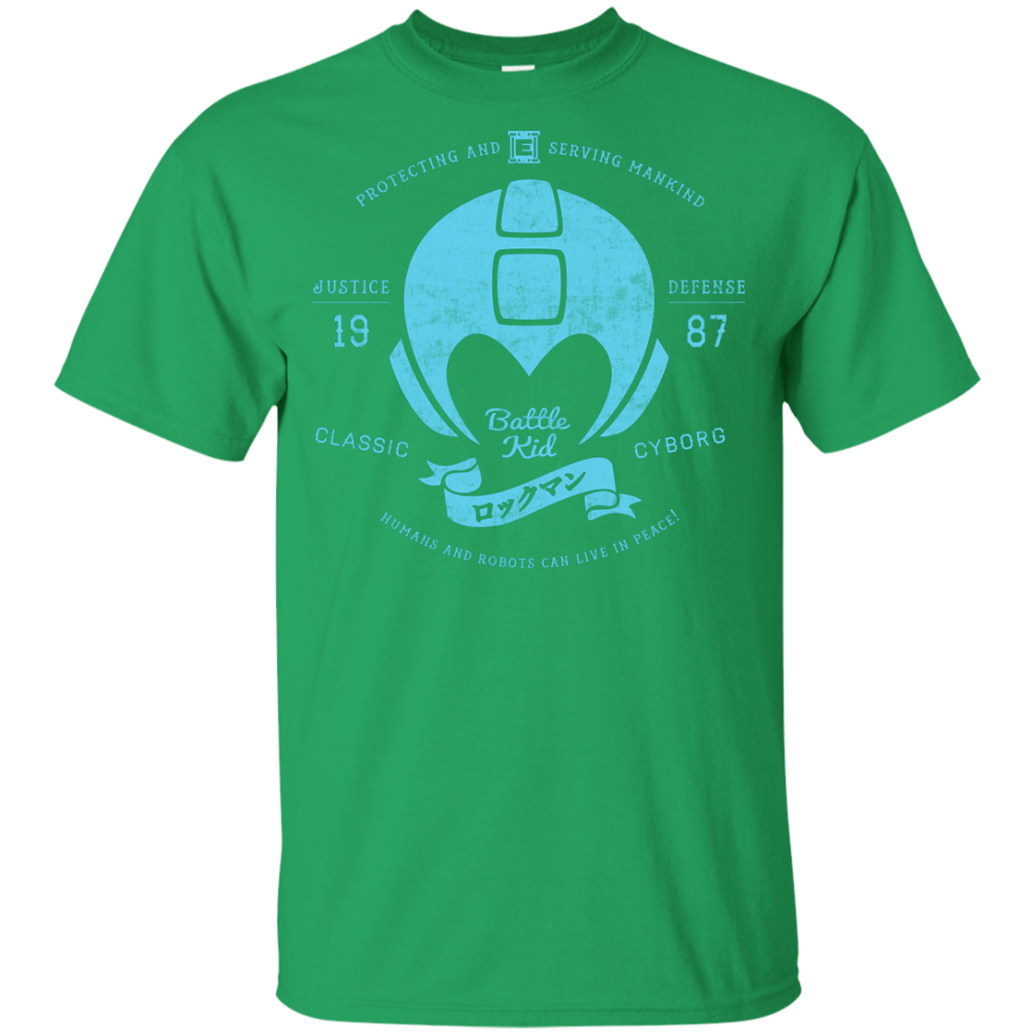 T-Shirts Irish Green / YXS Classic Cyborg 600 Youth T-Shirt