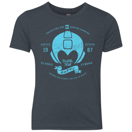 T-Shirts Vintage Navy / YXS Classic Cyborg 600 Youth Triblend T-Shirt