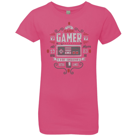 T-Shirts Hot Pink / YXS Classic Gamer Girls Premium T-Shirt