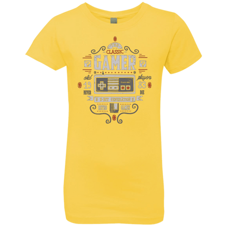 T-Shirts Vibrant Yellow / YXS Classic Gamer Girls Premium T-Shirt