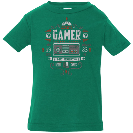 T-Shirts Kelly / 6 Months Classic Gamer Infant Premium T-Shirt