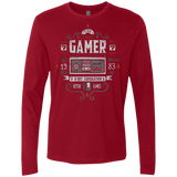 T-Shirts Cardinal / Small Classic Gamer Men's Premium Long Sleeve