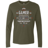 T-Shirts Military Green / Small Classic Gamer Men's Premium Long Sleeve