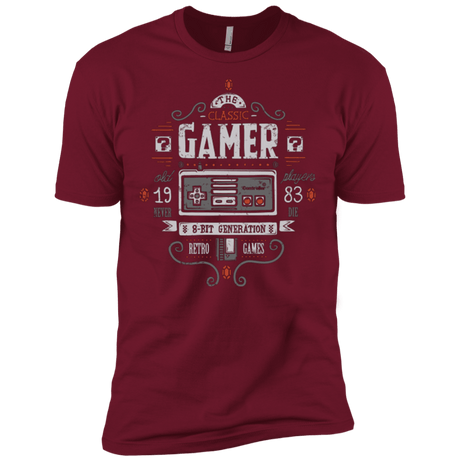 T-Shirts Cardinal / X-Small Classic Gamer Men's Premium T-Shirt