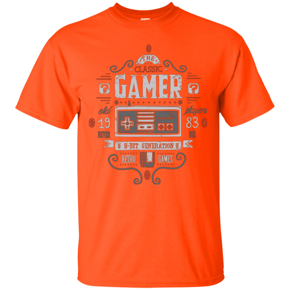 T-Shirts Orange / Small Classic Gamer T-Shirt