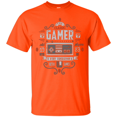 T-Shirts Orange / Small Classic Gamer T-Shirt