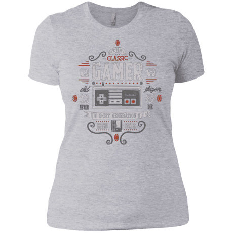 T-Shirts Heather Grey / X-Small Classic Gamer Women's Premium T-Shirt