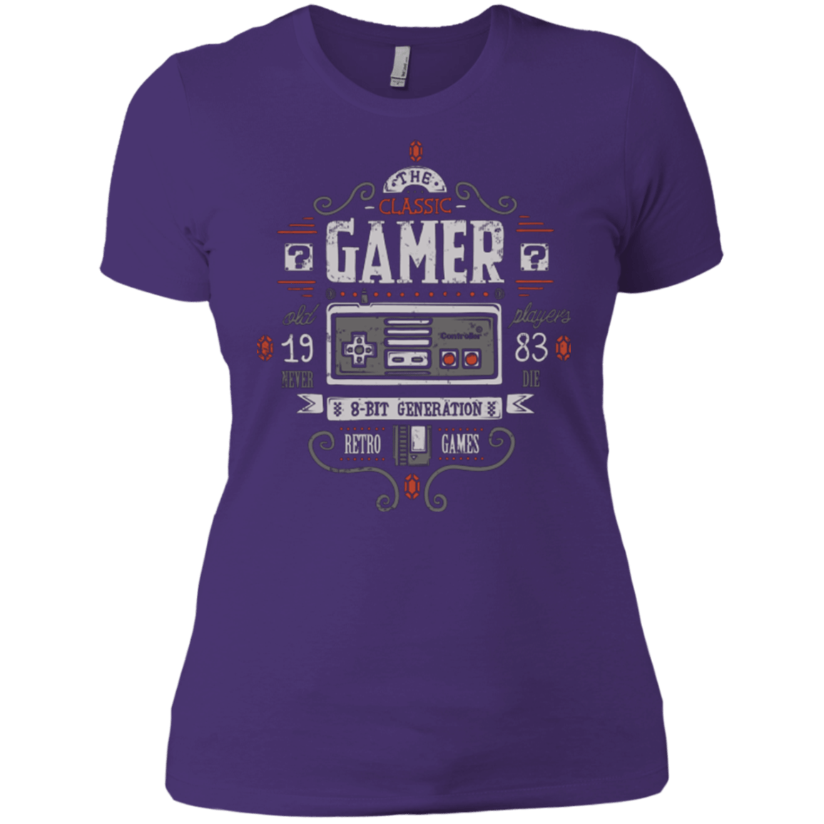 T-Shirts Purple / X-Small Classic Gamer Women's Premium T-Shirt