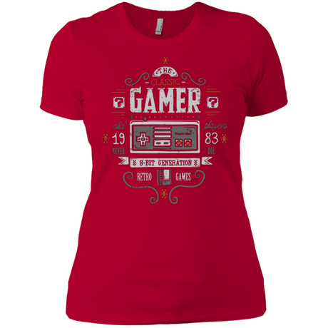 T-Shirts Red / X-Small Classic Gamer Women's Premium T-Shirt