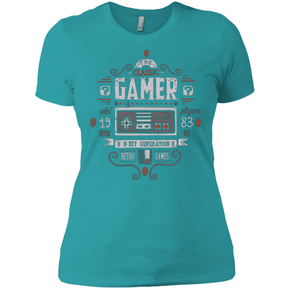 T-Shirts Tahiti Blue / X-Small Classic Gamer Women's Premium T-Shirt