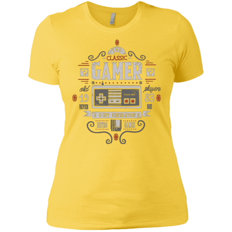 T-Shirts Vibrant Yellow / X-Small Classic Gamer Women's Premium T-Shirt