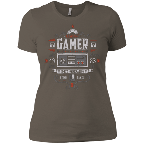T-Shirts Warm Grey / X-Small Classic Gamer Women's Premium T-Shirt