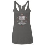 T-Shirts Premium Heather / X-Small Classic Gamer Women's Triblend Racerback Tank