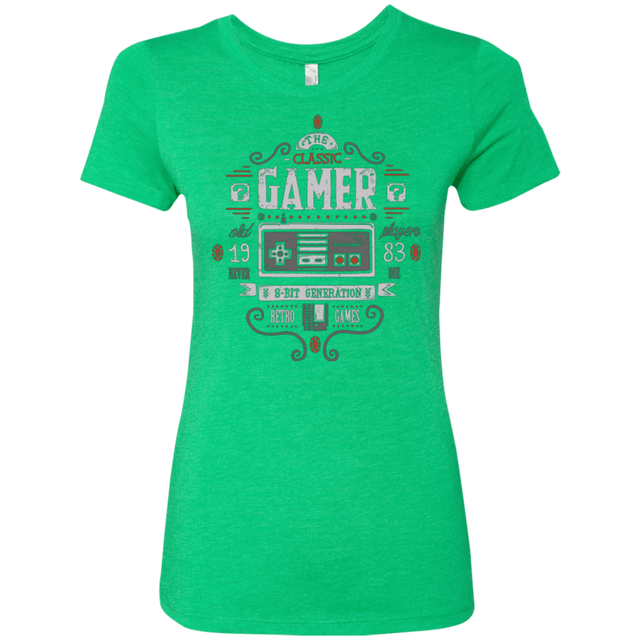T-Shirts Envy / Small Classic Gamer Women's Triblend T-Shirt