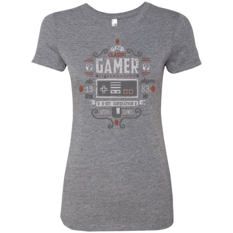 T-Shirts Premium Heather / Small Classic Gamer Women's Triblend T-Shirt
