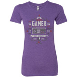 T-Shirts Purple Rush / Small Classic Gamer Women's Triblend T-Shirt