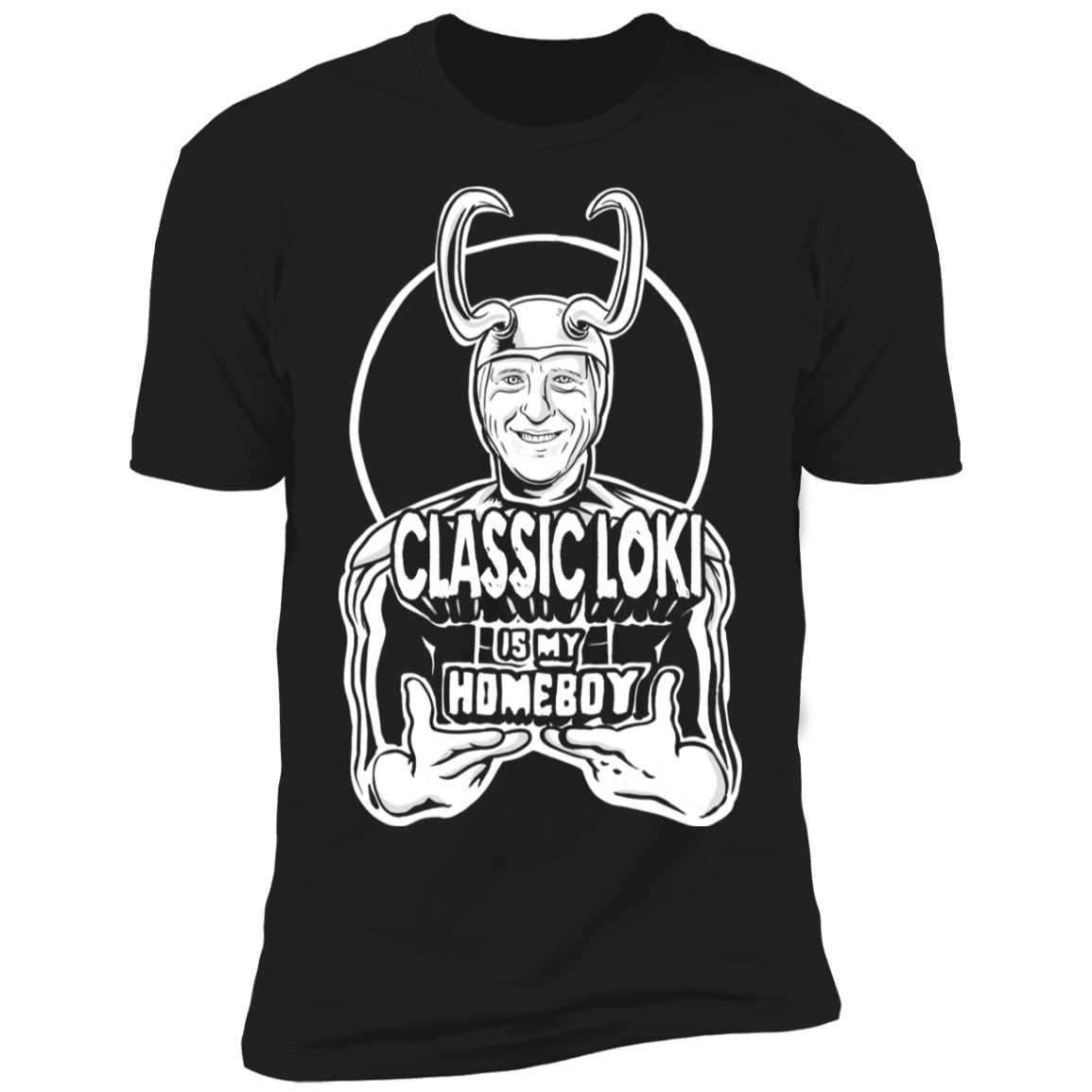 T-Shirts Black / X-Small Classic Loki is my Homeboy Men's Premium T-Shirt