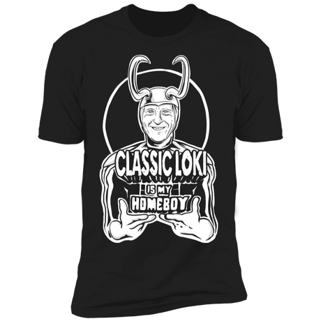 T-Shirts Black / X-Small Classic Loki is my Homeboy Men's Premium T-Shirt