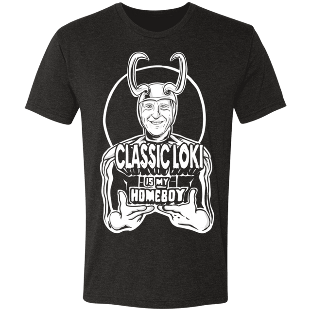 T-Shirts Vintage Black / S Classic Loki is my Homeboy Men's Triblend T-Shirt