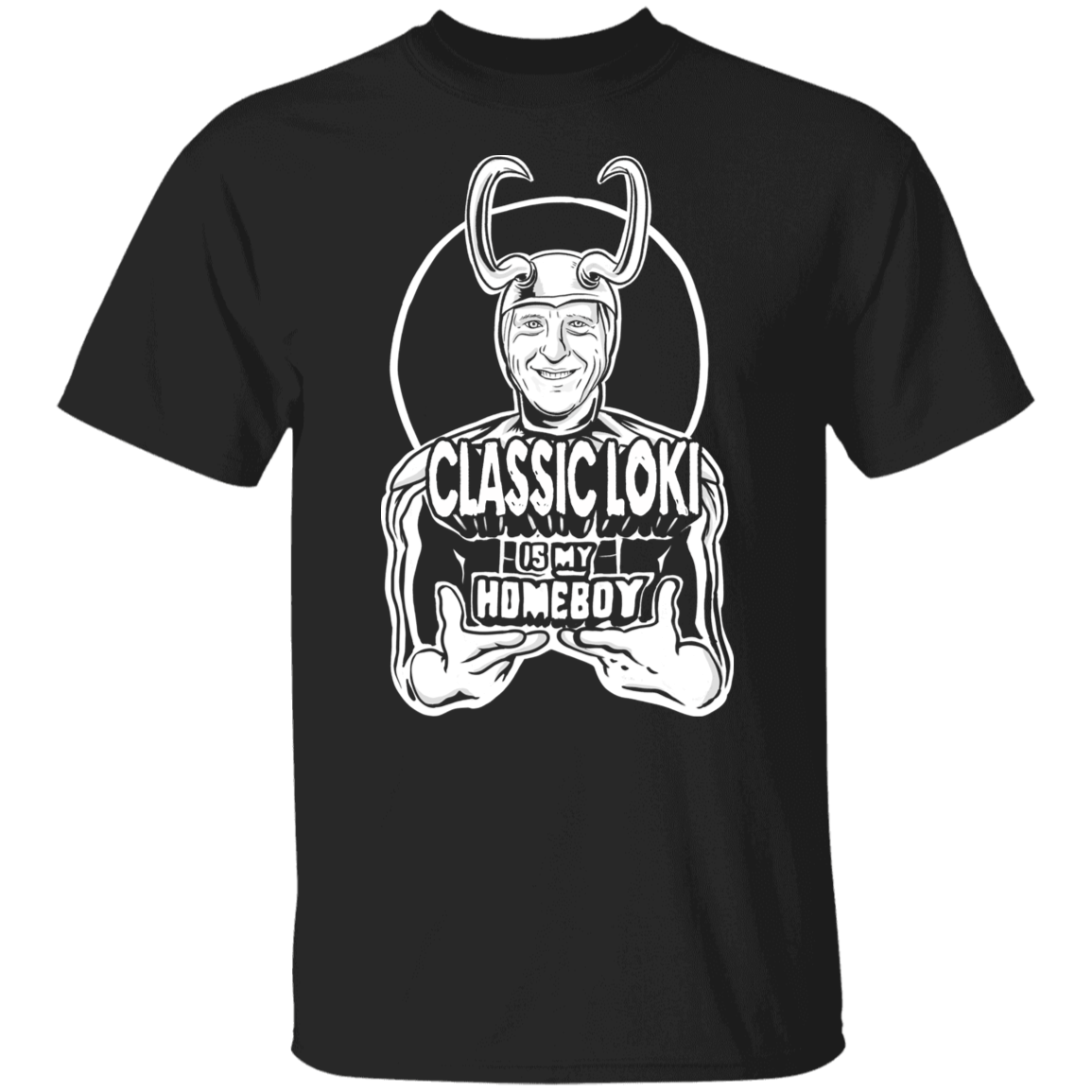 T-Shirts Black / S Classic Loki is my Homeboy T-Shirt