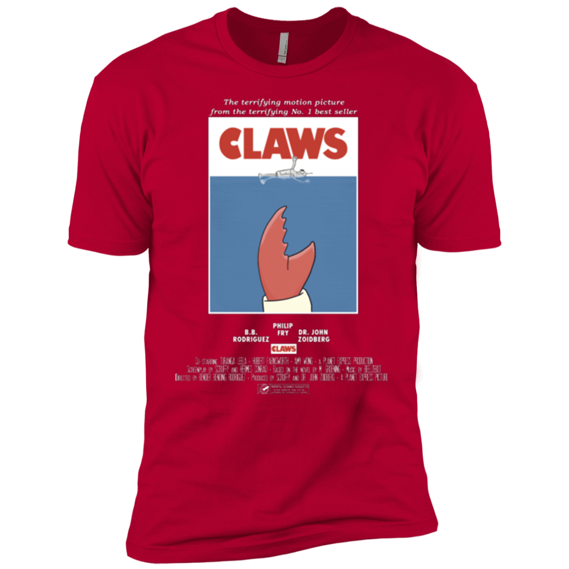 T-Shirts Red / YXS Claws Movie Poster Boys Premium T-Shirt