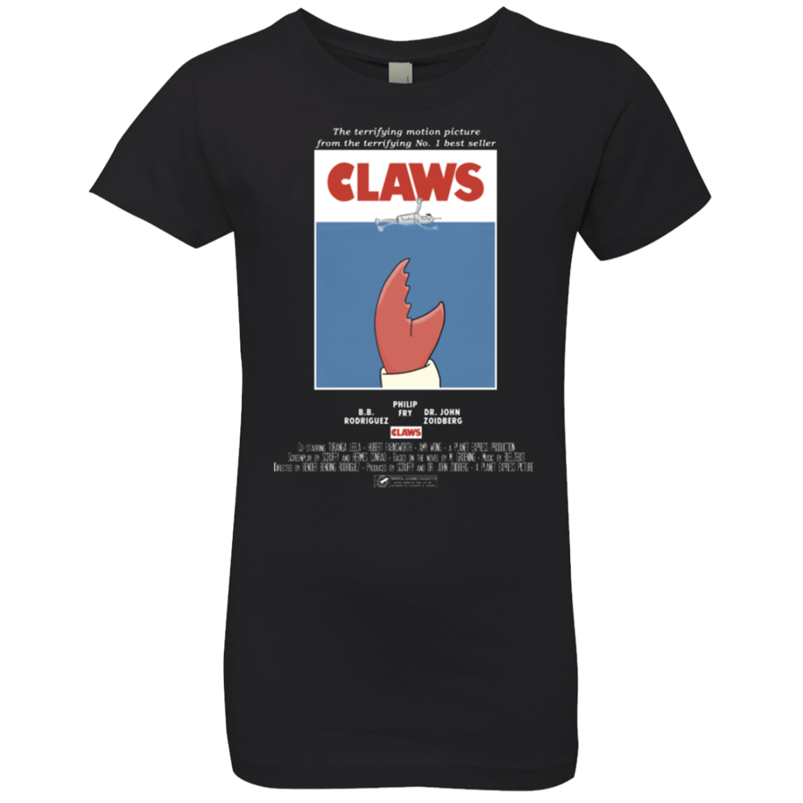 T-Shirts Black / YXS Claws Movie Poster Girls Premium T-Shirt