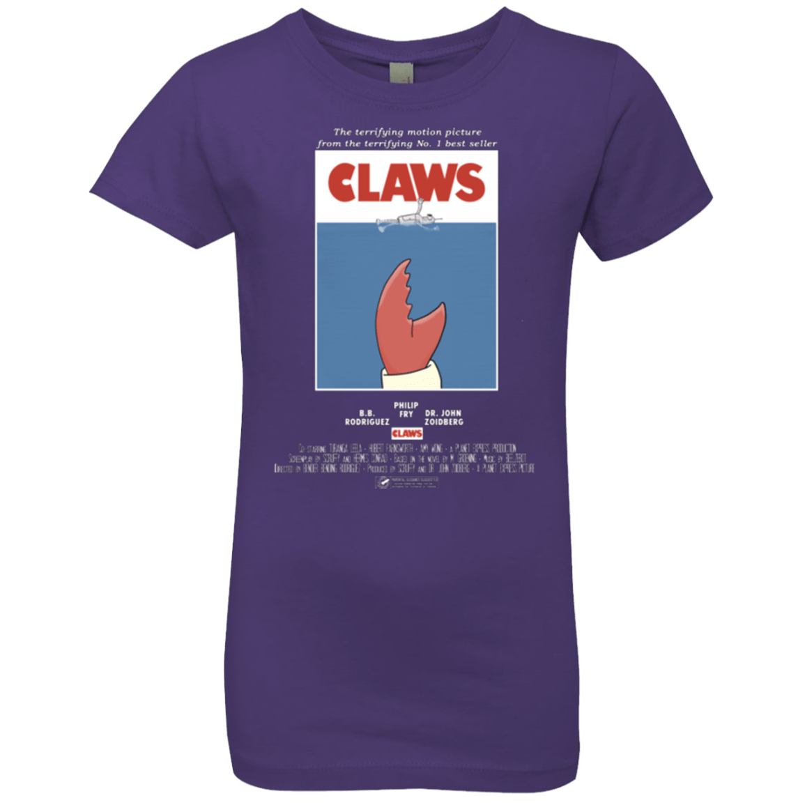 T-Shirts Purple Rush / YXS Claws Movie Poster Girls Premium T-Shirt