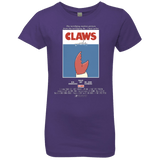 T-Shirts Purple Rush / YXS Claws Movie Poster Girls Premium T-Shirt
