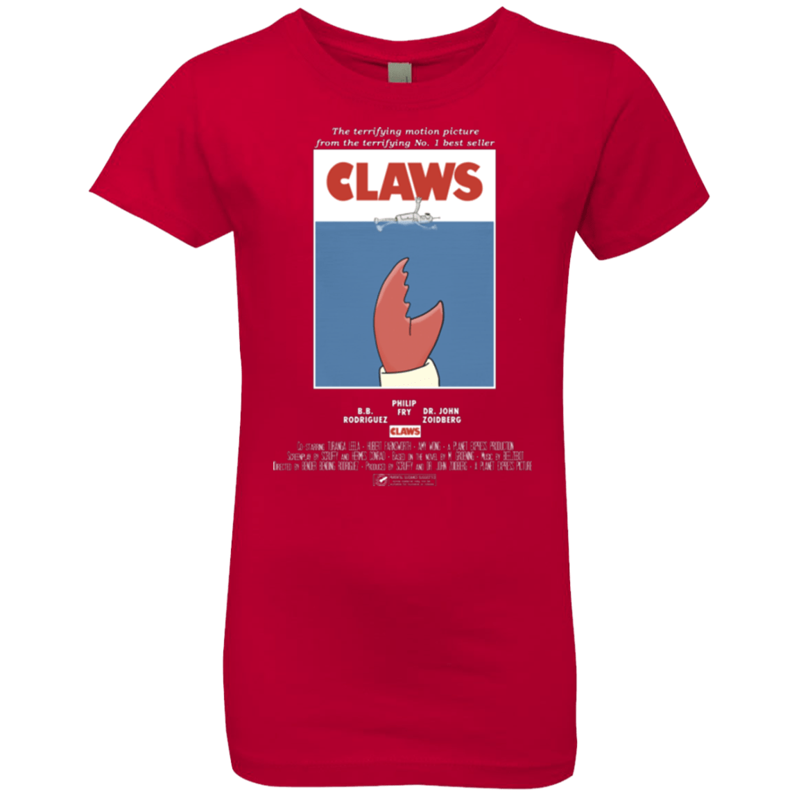 T-Shirts Red / YXS Claws Movie Poster Girls Premium T-Shirt